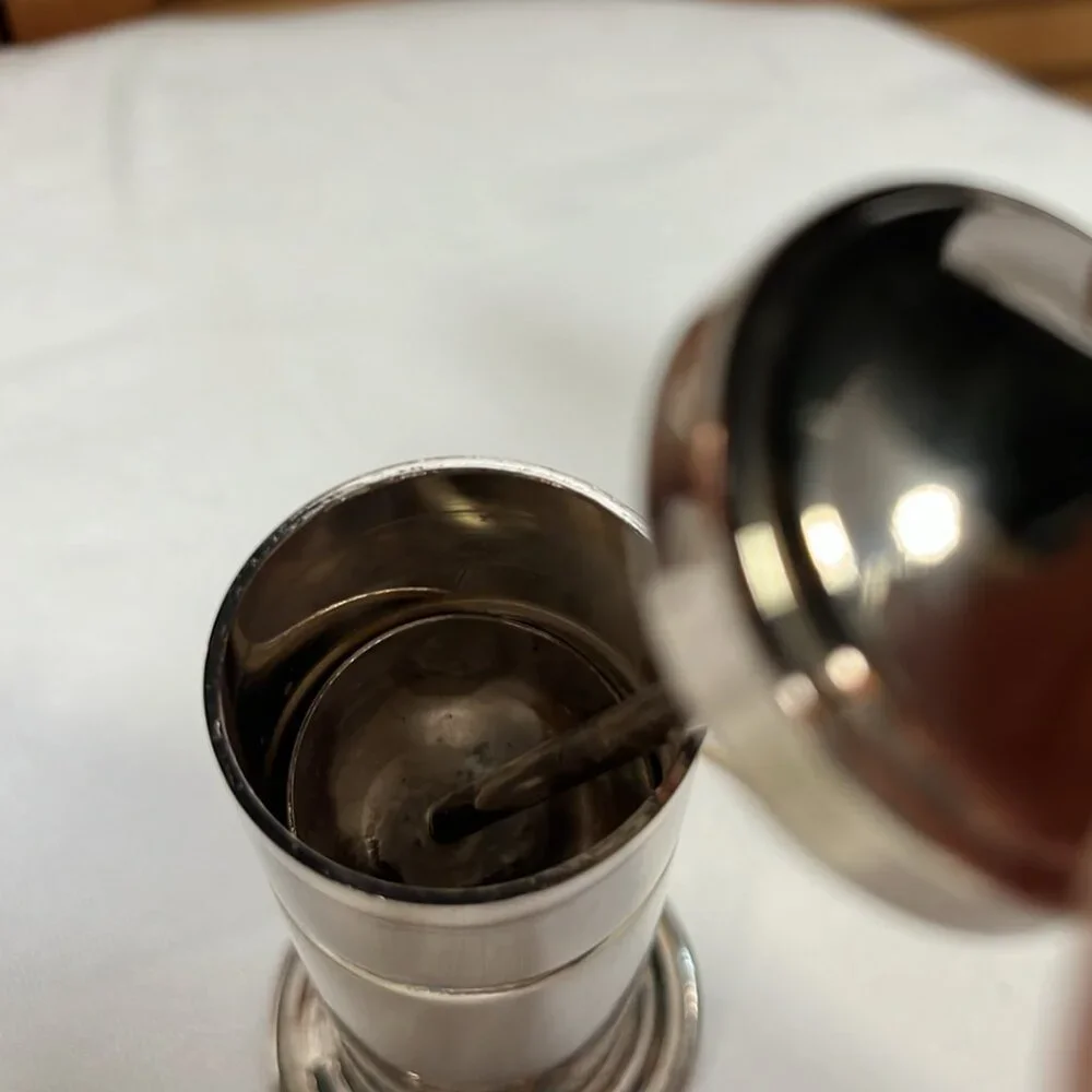 Silver Plate Toothpick Holder Dispenser By Bellini Old Money Vintage Fine Dining
